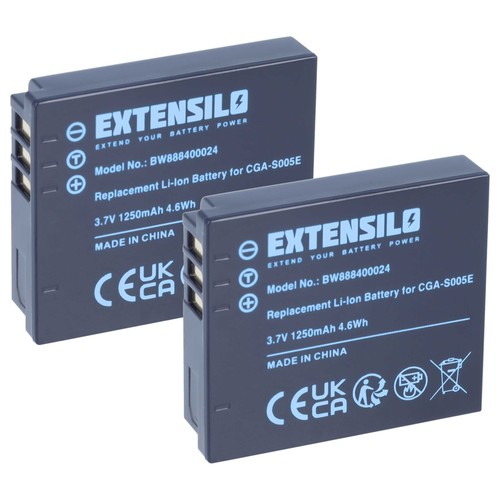Batteria per panasonic - 2x,